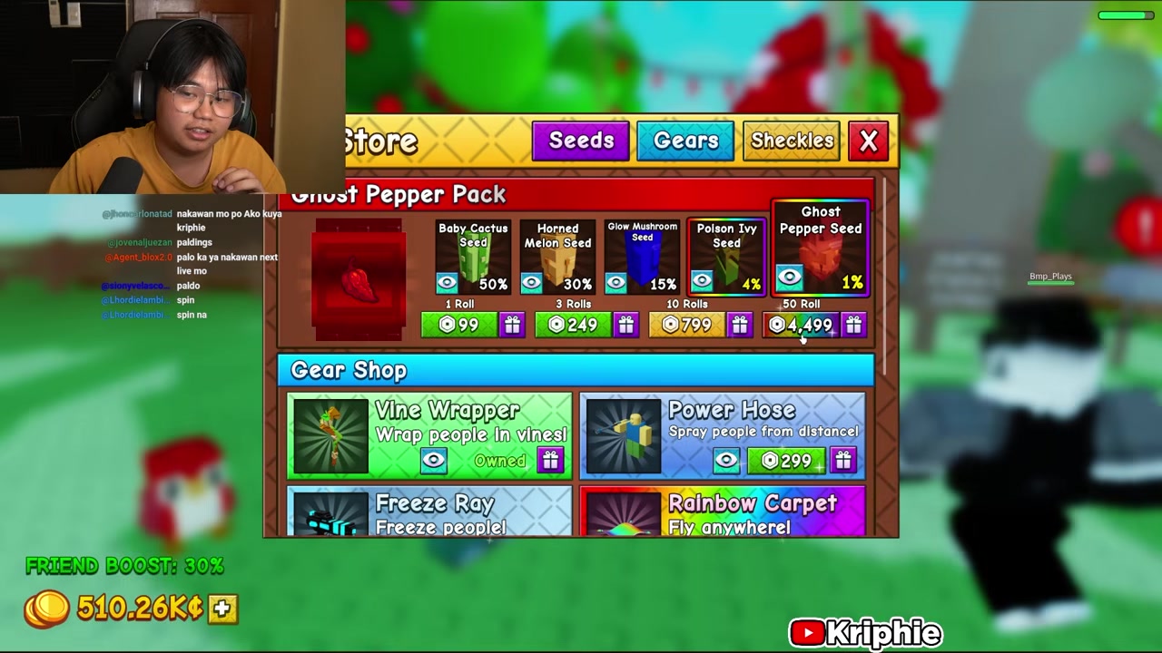 Get a ghost pepper seed pack