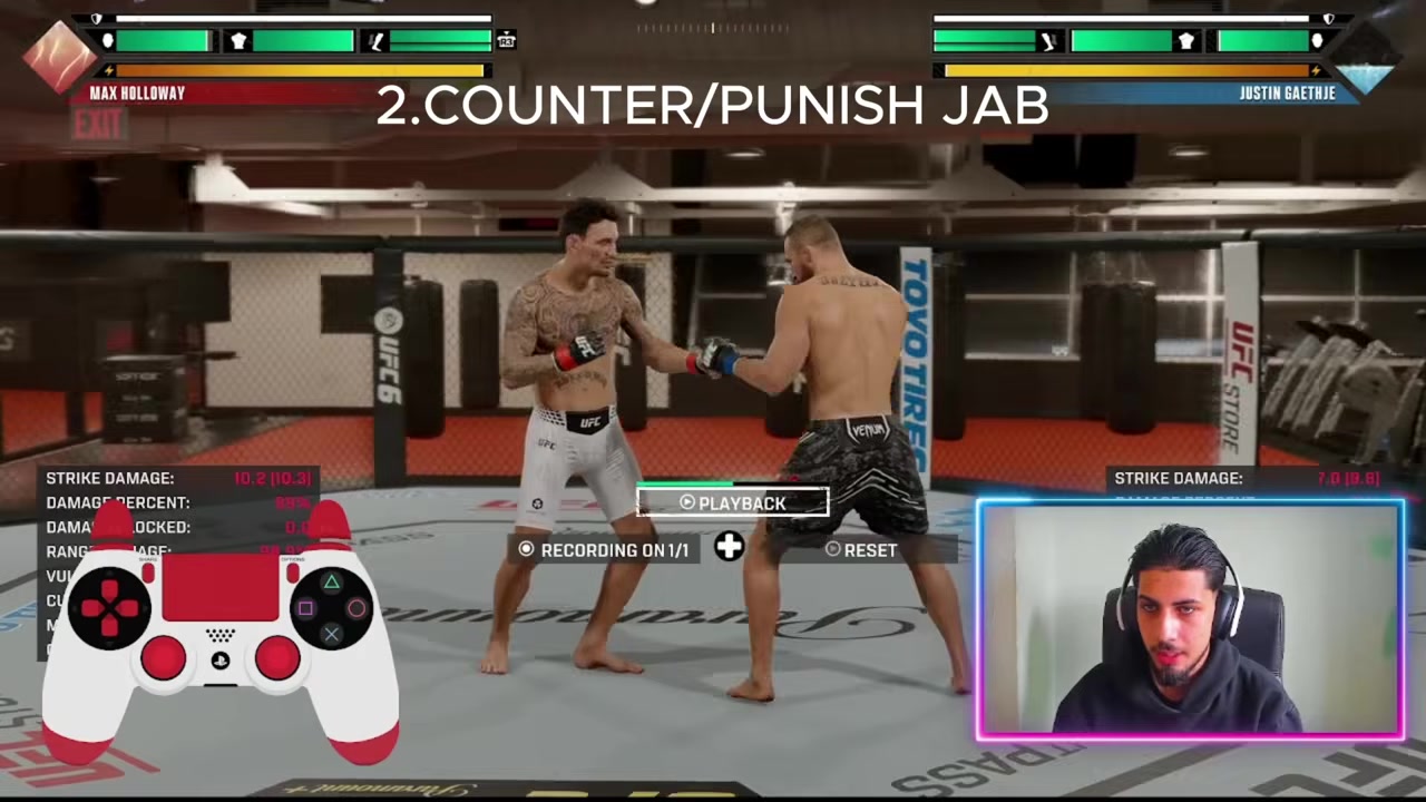 Punish a lone jab
