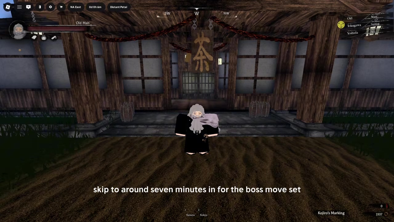 Enter at nightfall and hug the left corner