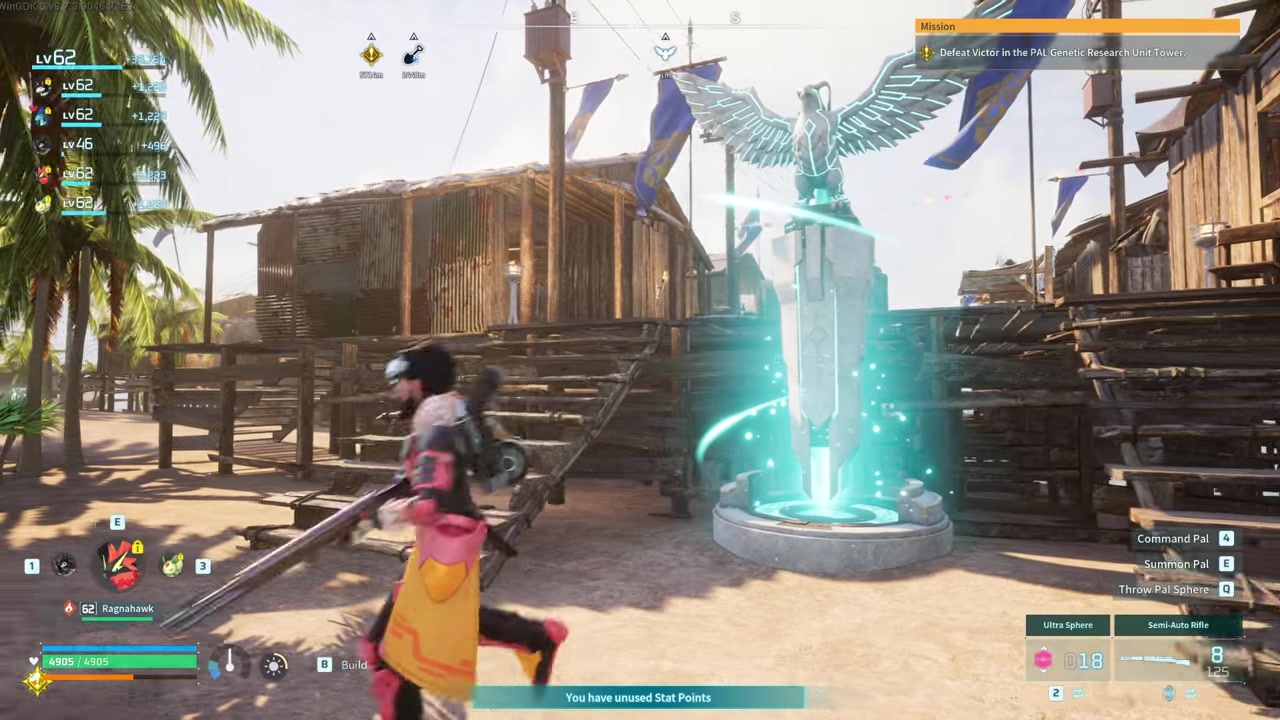 Travel to a settlement
