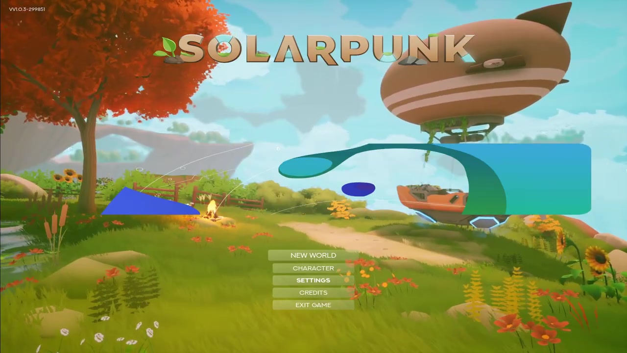Open SolarPunk to the main menu