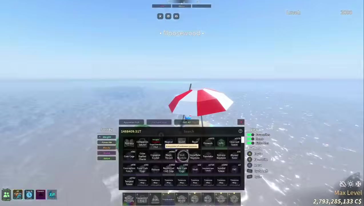 Reach the FischFest island