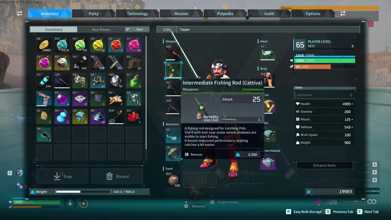 Find salvage in the water