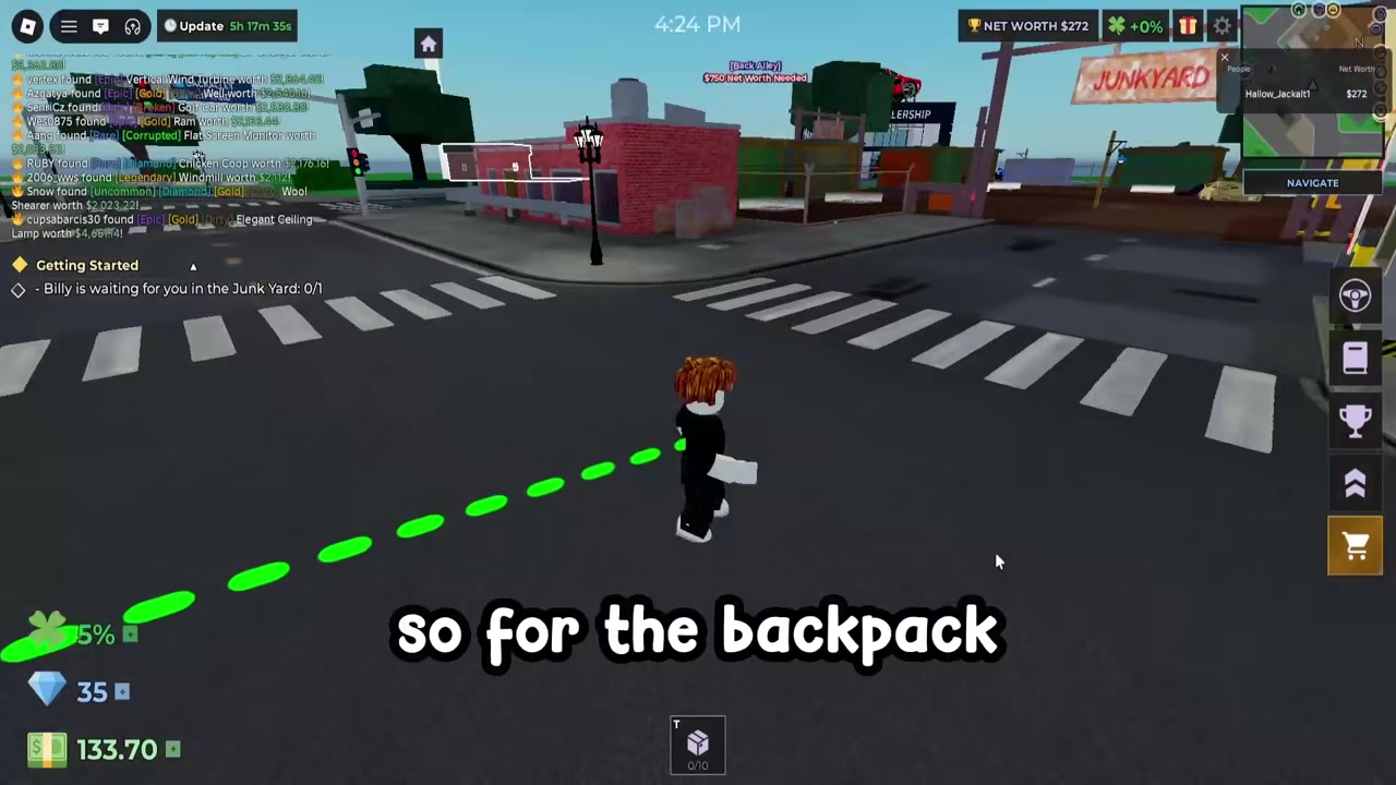Climb to the Leather Back Pack