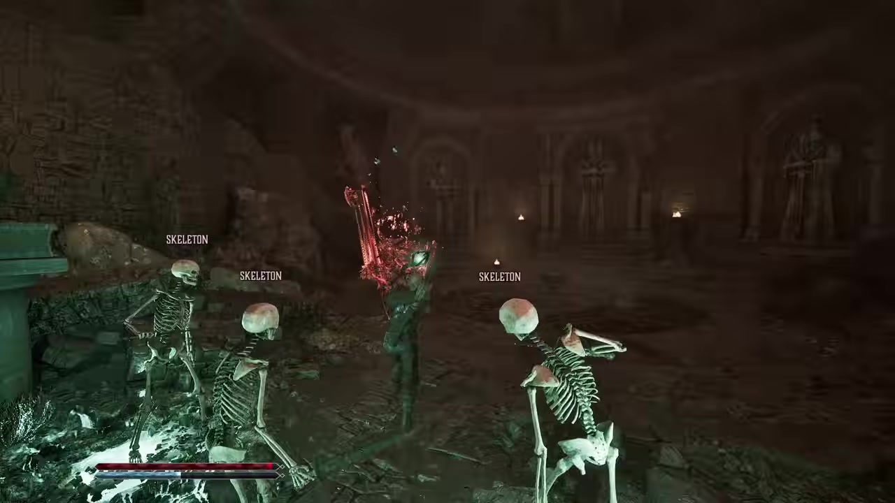 Defeat the skeleton mage