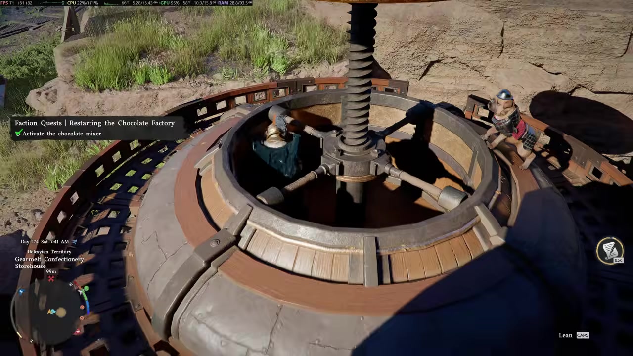 Pump the handle until the lever breaks