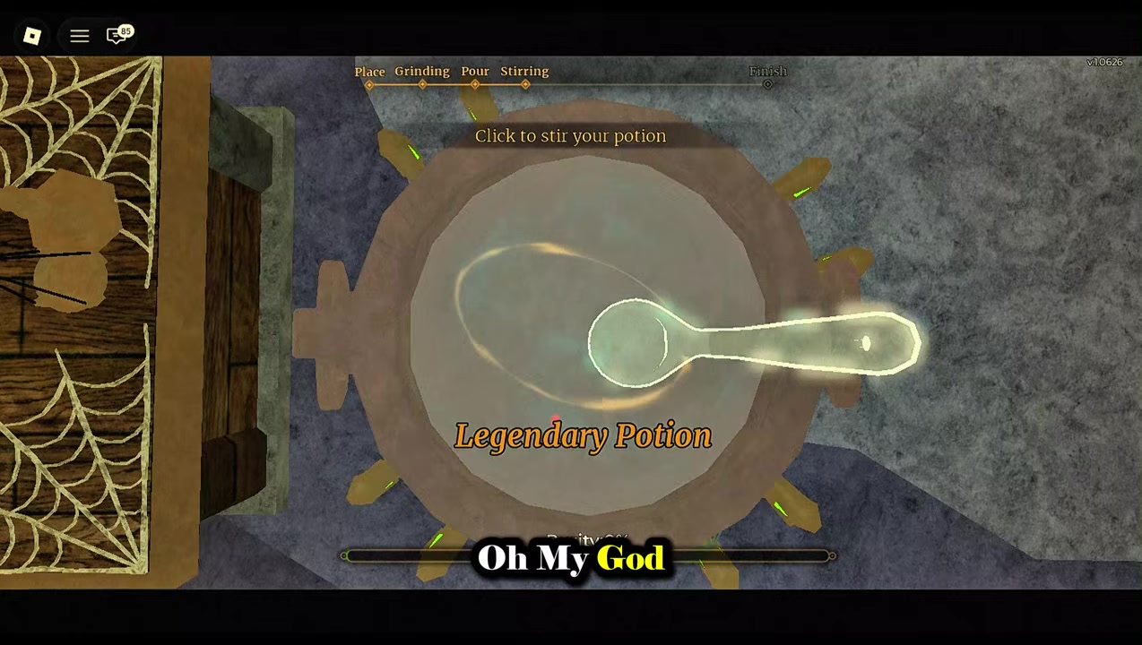Look for legendary potion rolls