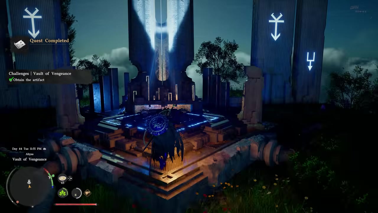 Open the secret chest