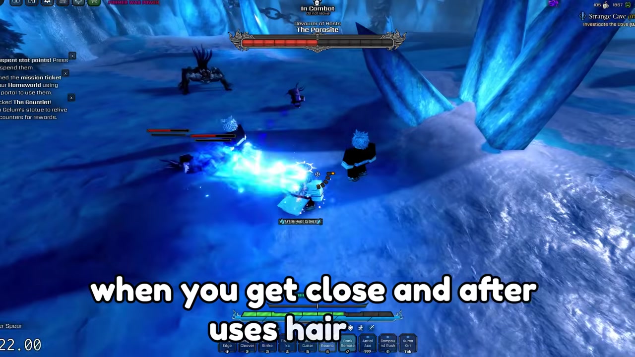 Leave after hair whip