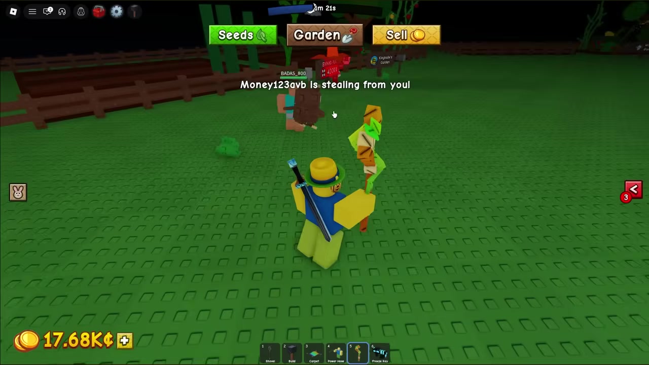 Grab a thief with the vine wrapper