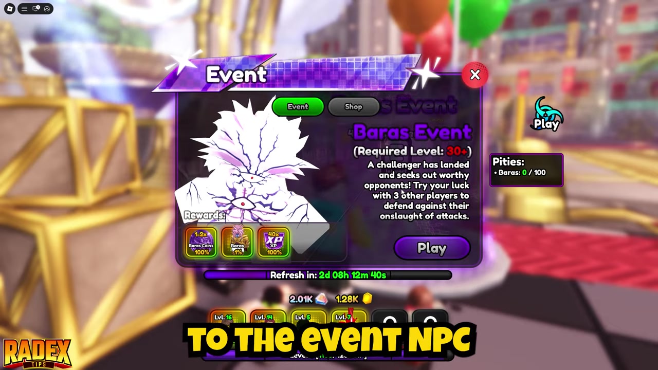 Enter the four-player event