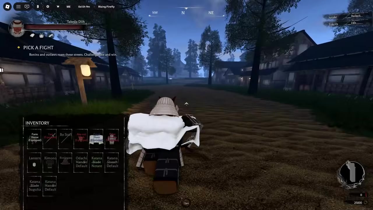 Hunt down a wandering ronin