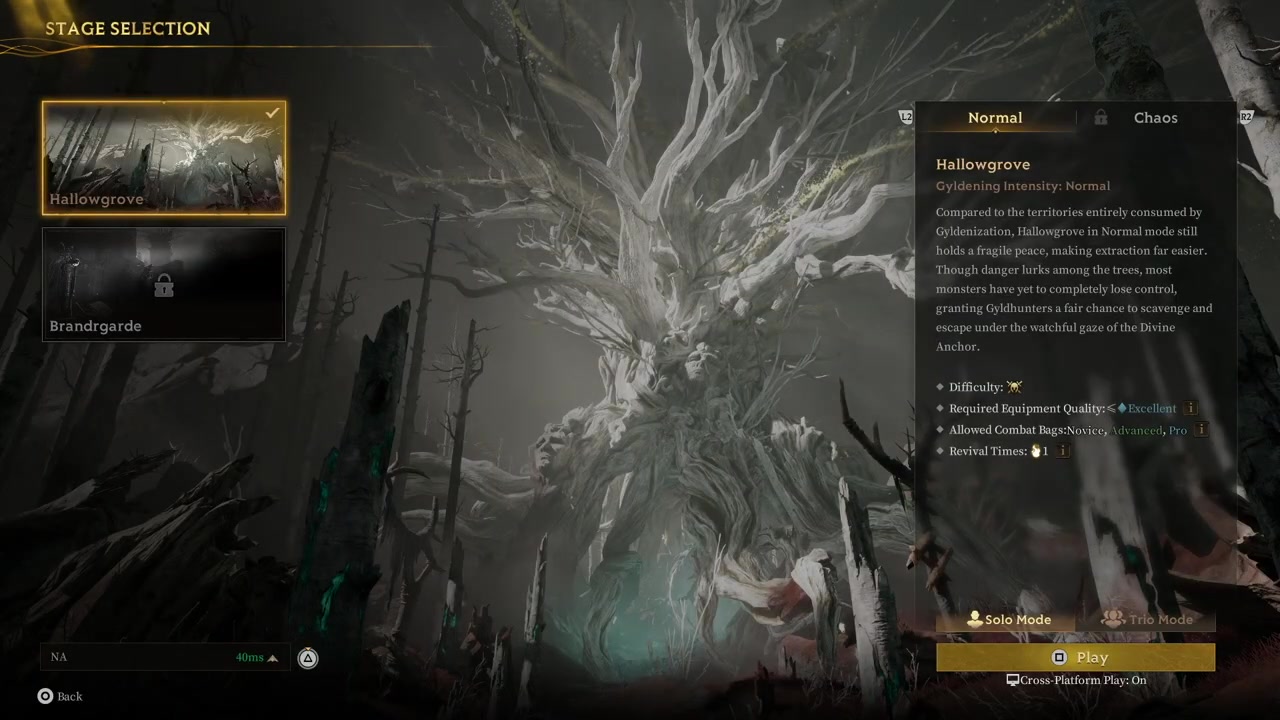 Clear your inventory at the prep screen