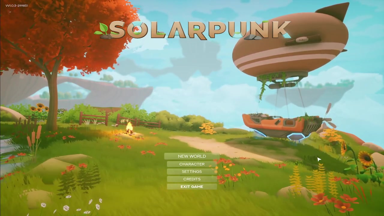 Open the Character menu