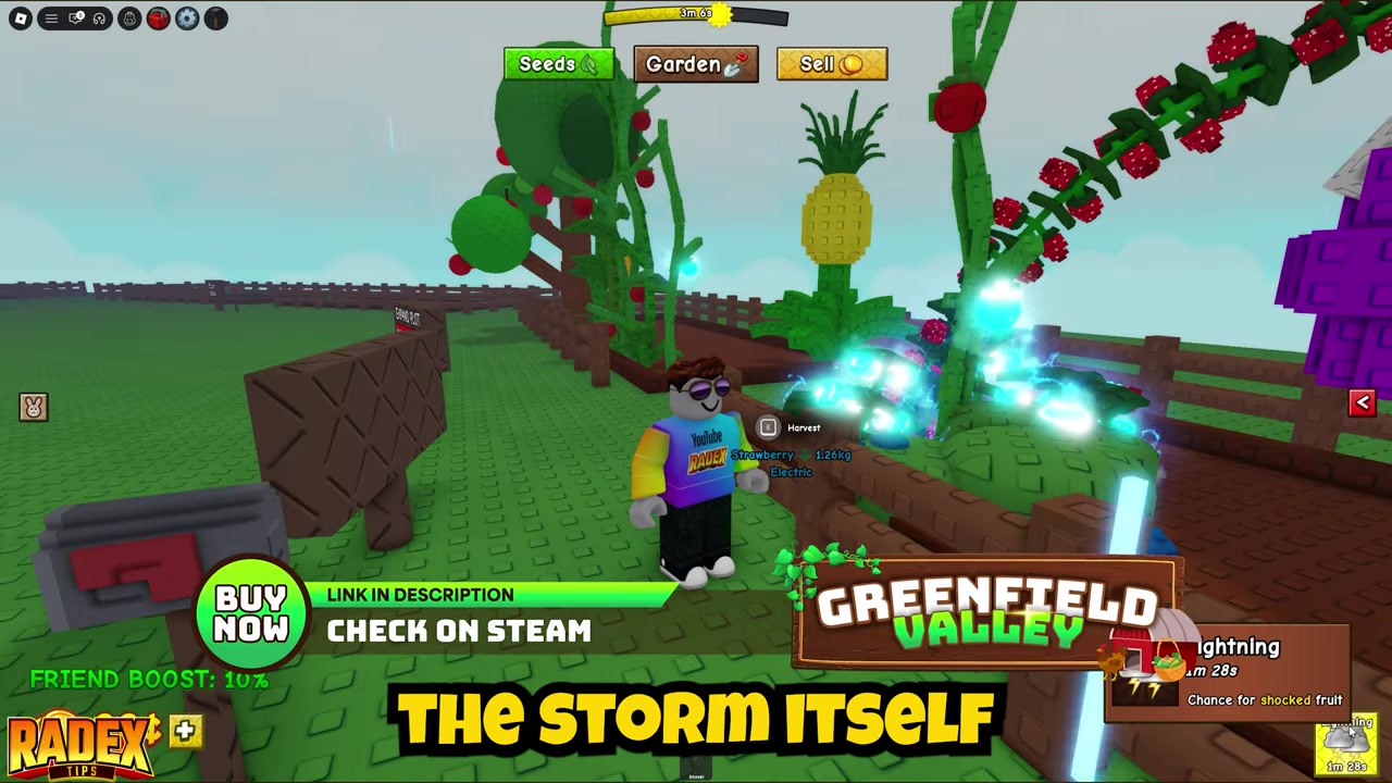 Let lightning strike your plants