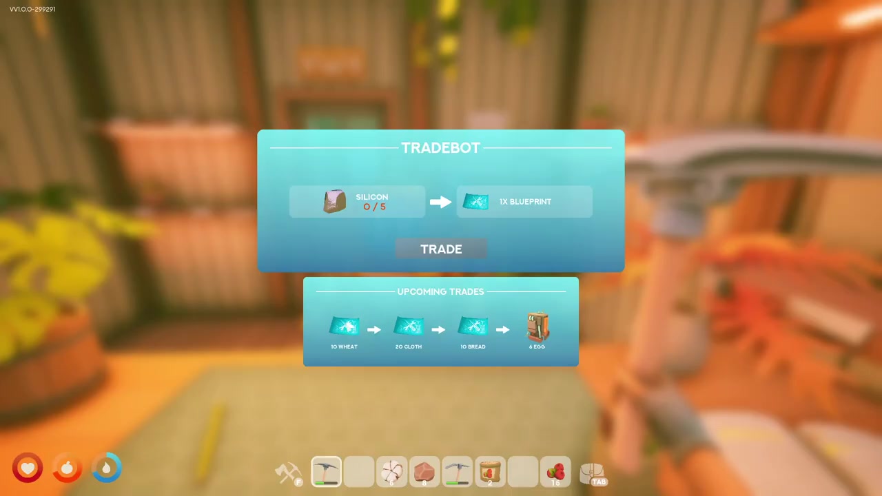 Trade 4 Watermelons to the trading bot