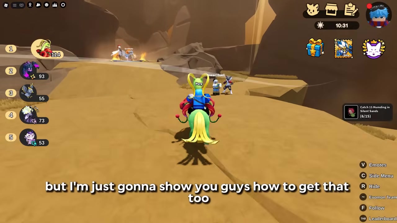 Move past the gym master