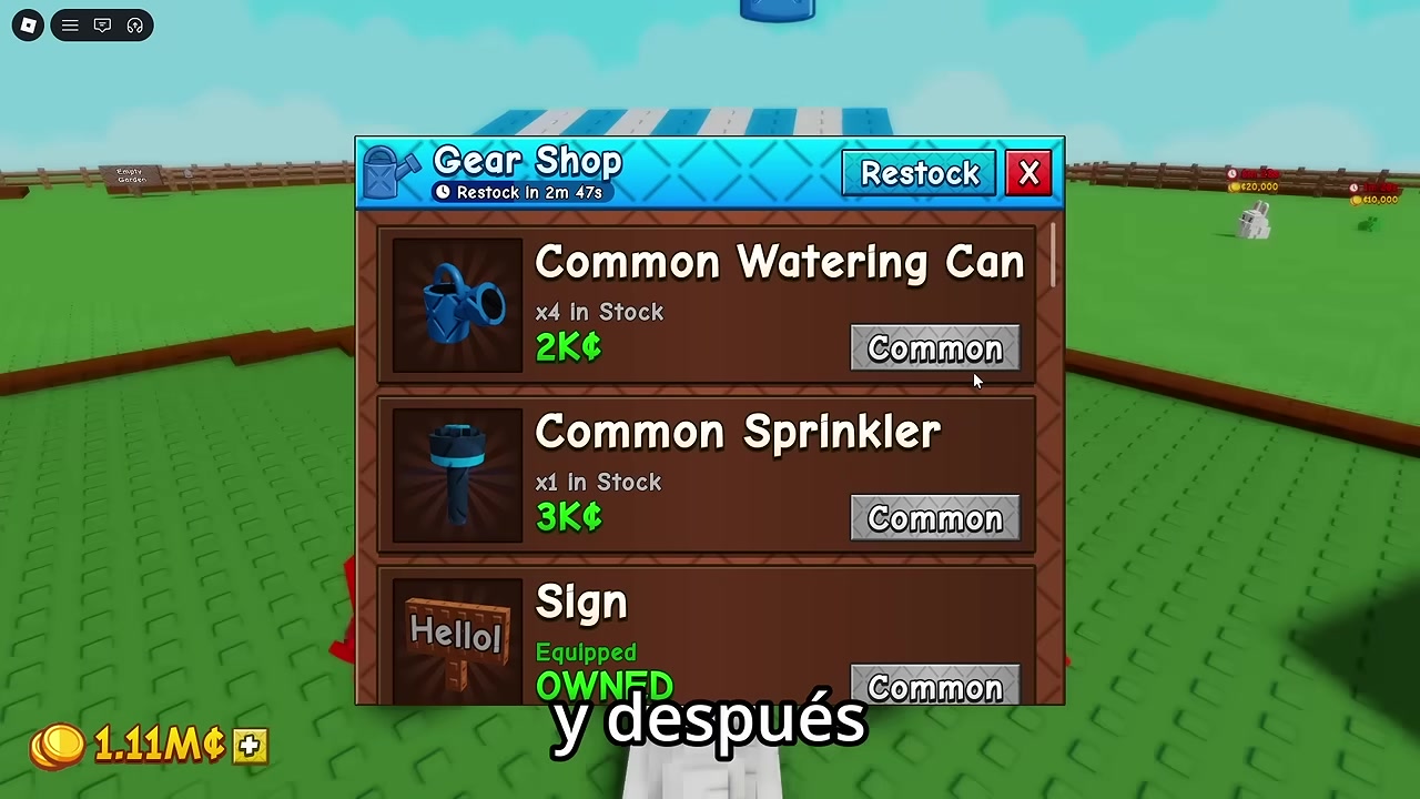 Gather your sprinklers