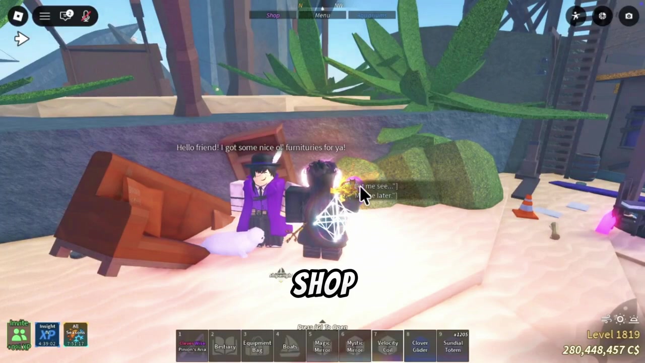Interact with the Furnisher