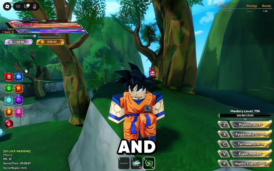 Spin for Saiyan race