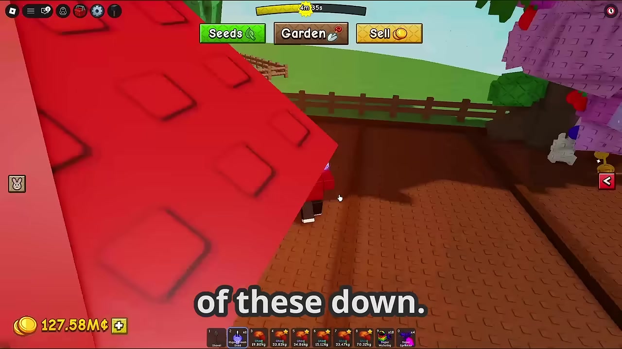 Place a Super Sprinkler