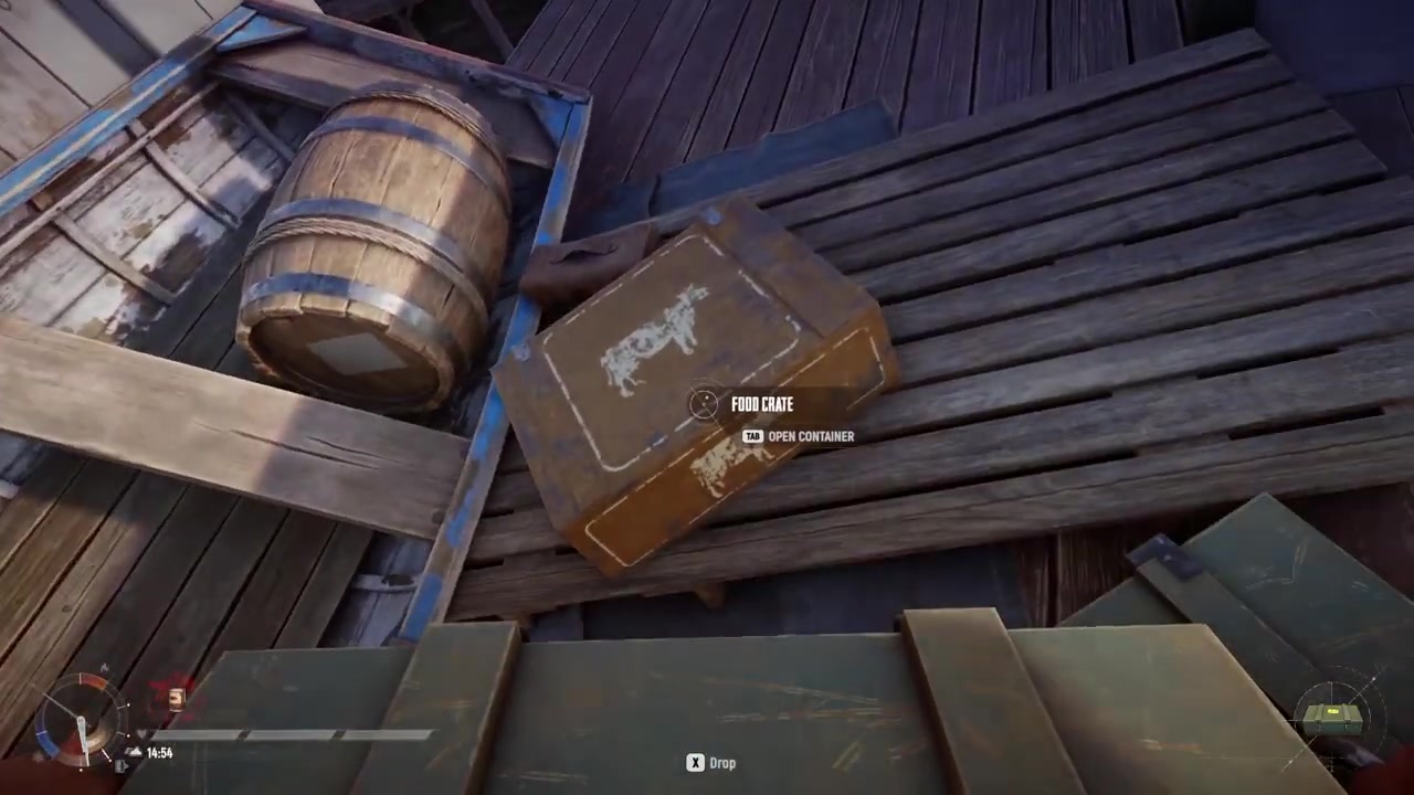 Search for food crates