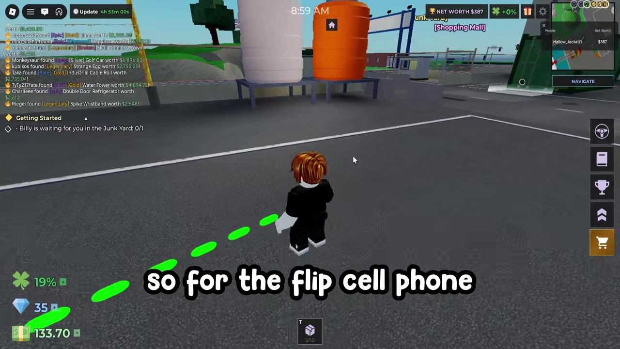 Parkour to the Flip Cellphone