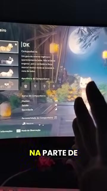 Open Companion and the cats tab