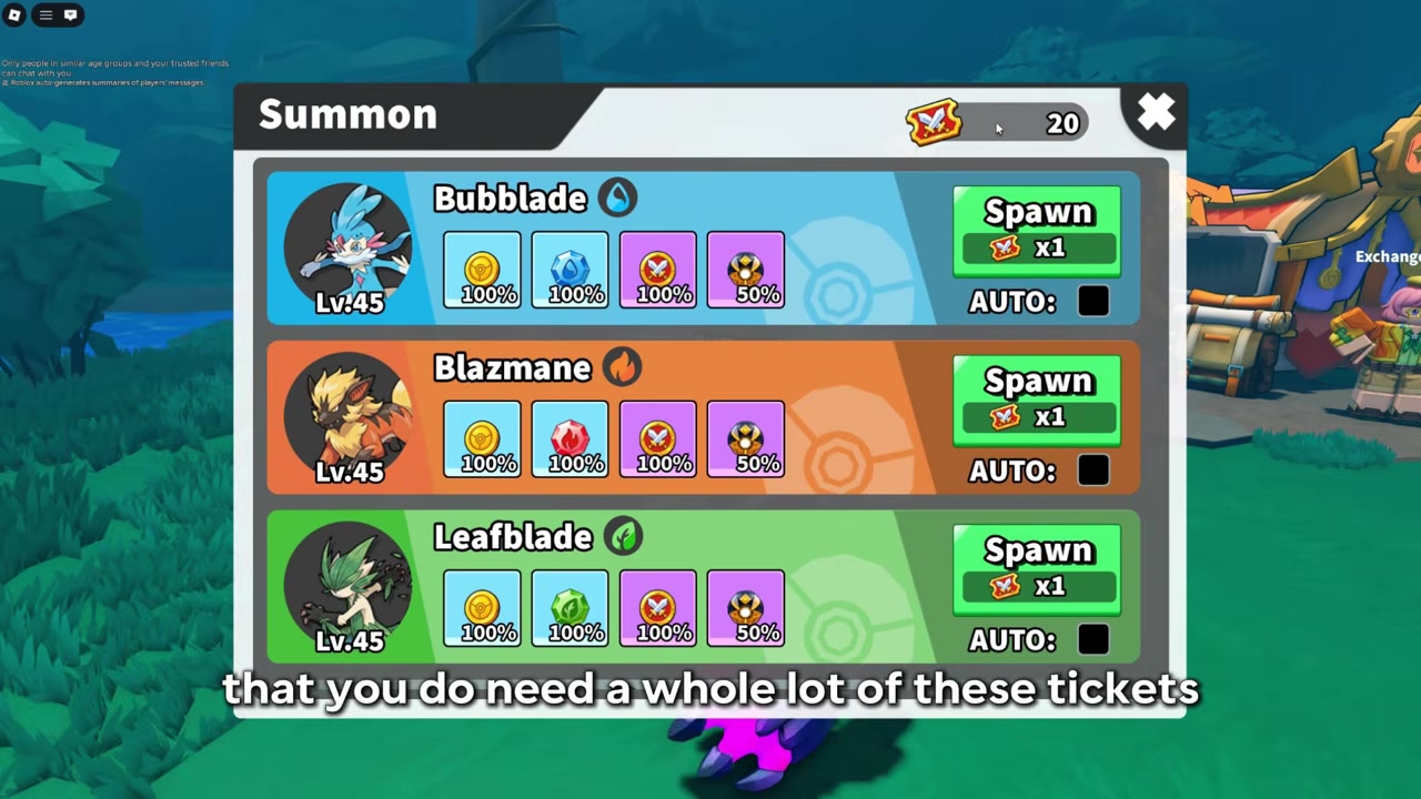Farm more Summon Ticket