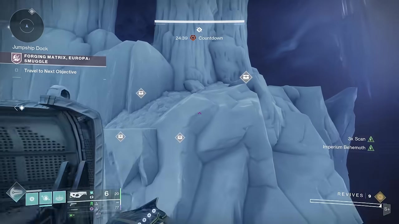 Start opening hidden chests