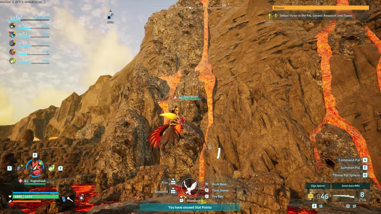 Face the cliff wall