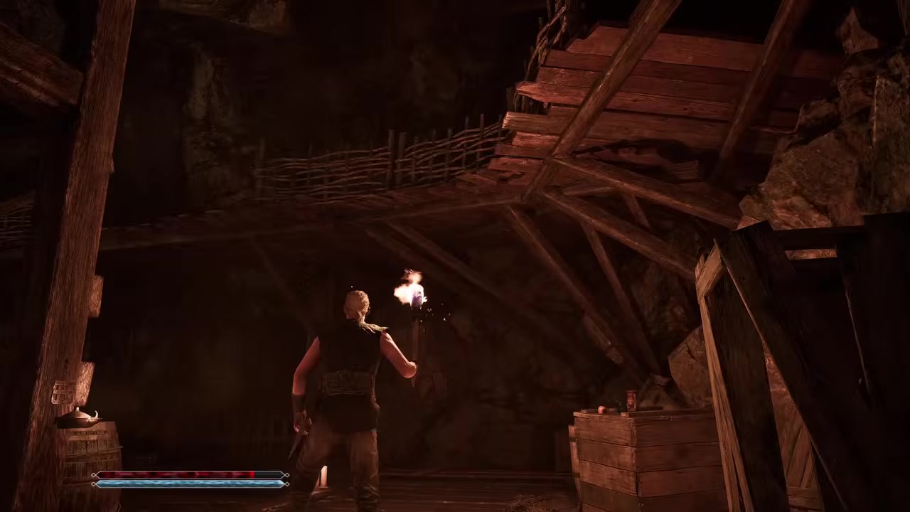 Drop your torch for light