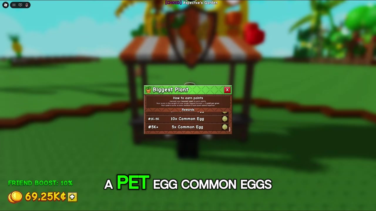 Claim a common egg