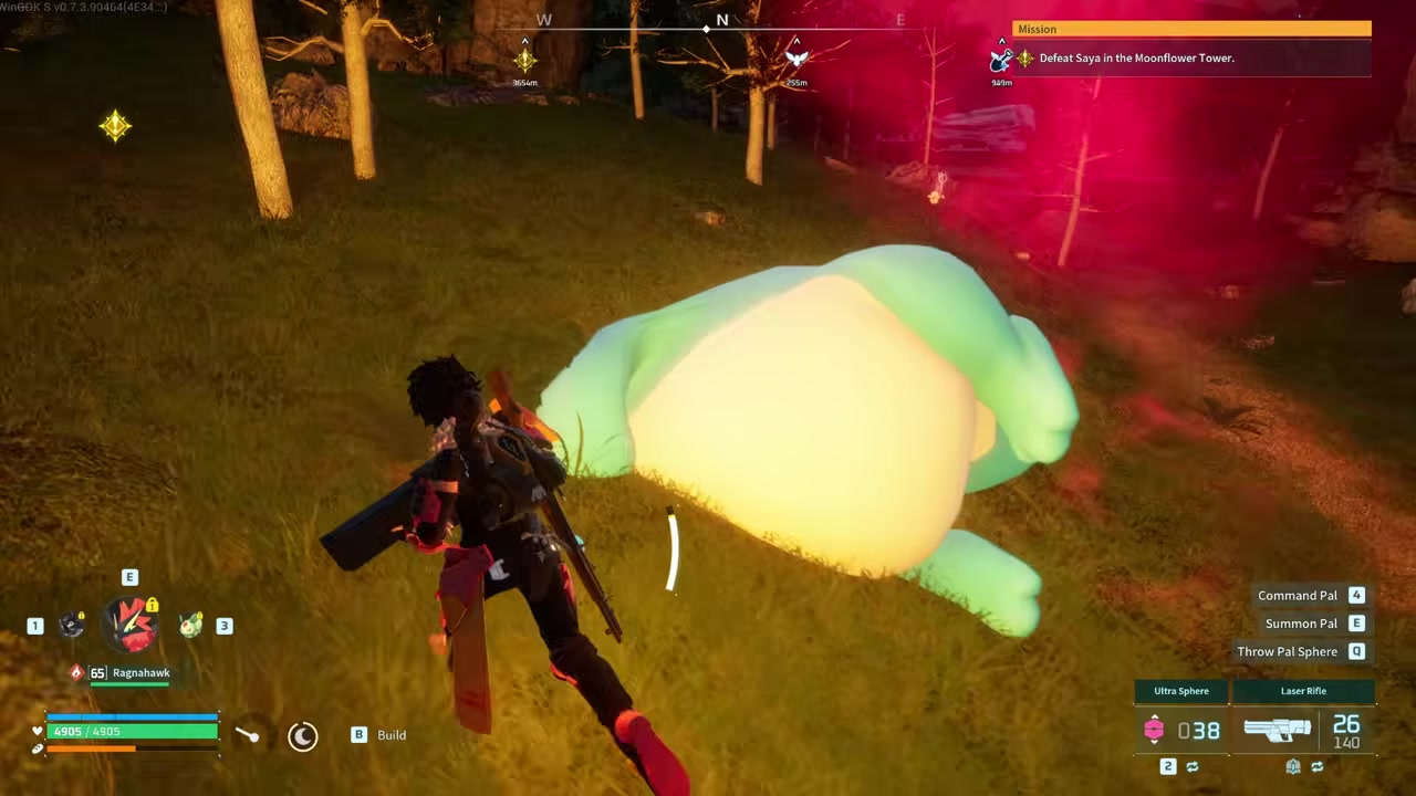 Defeat the Pal in combat