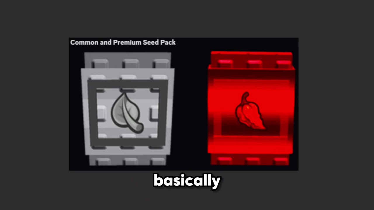 Open seed packs for OP seeds