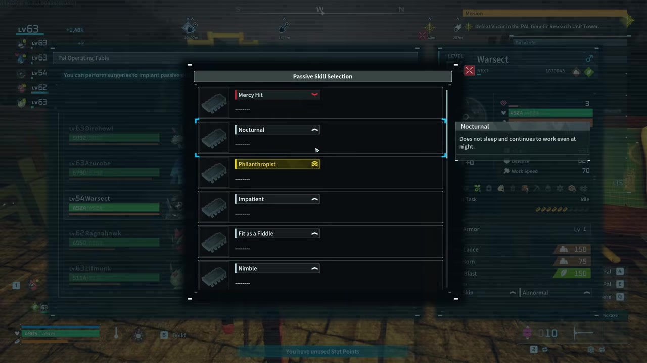 Pick a replacement trait