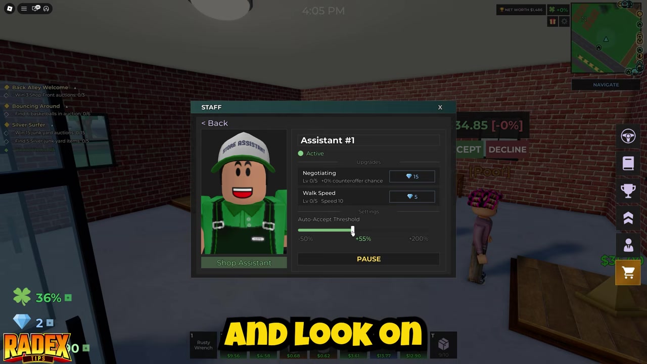 Clock the person icon