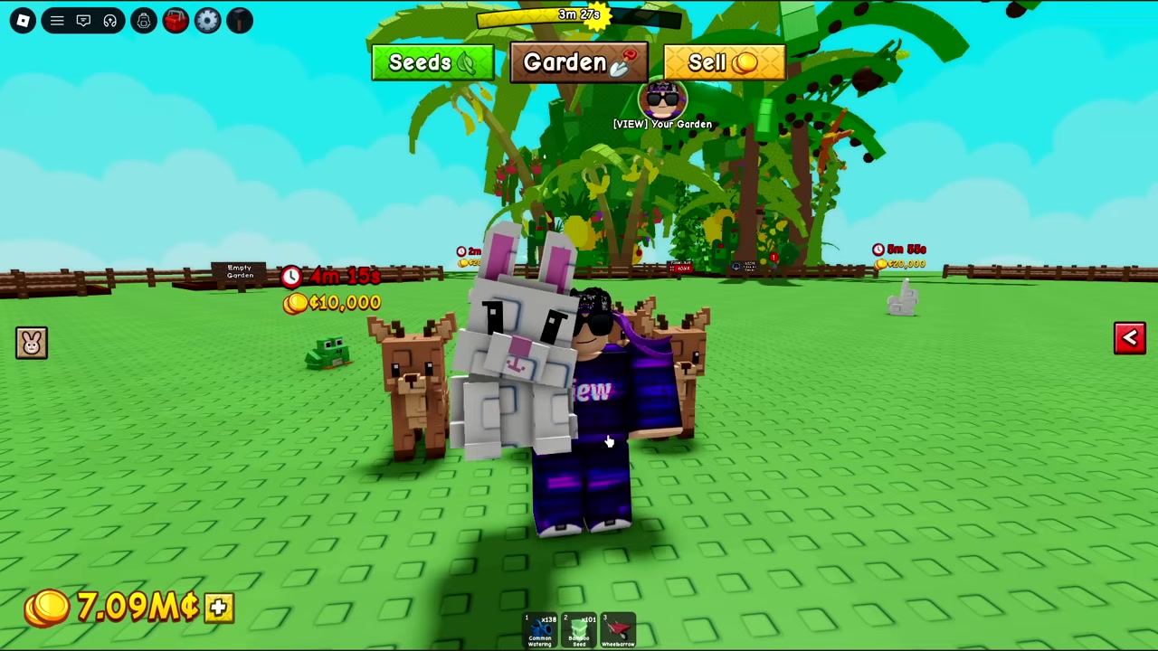 Stack bunnies for walk speed