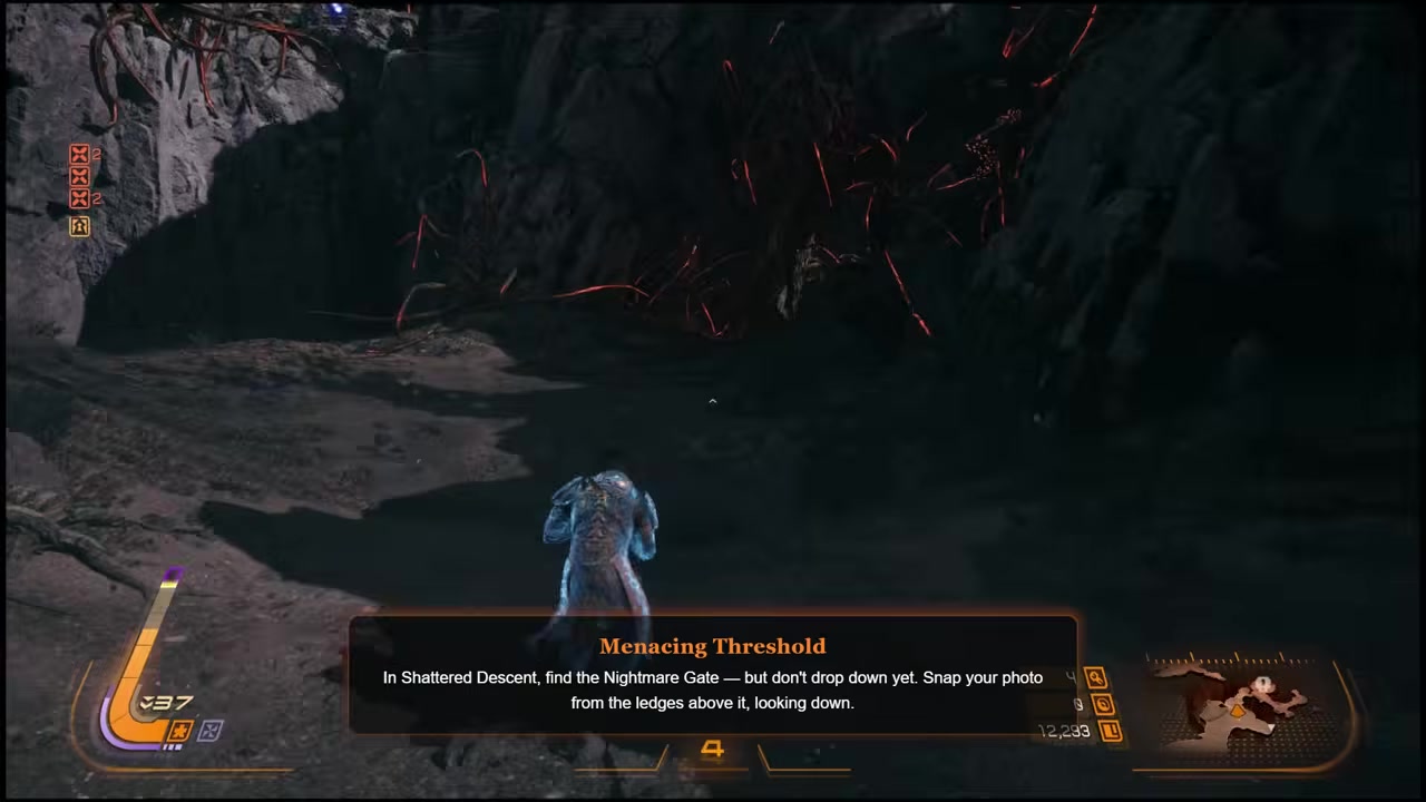 Shoot the Shattered Descent Nightmare Gate