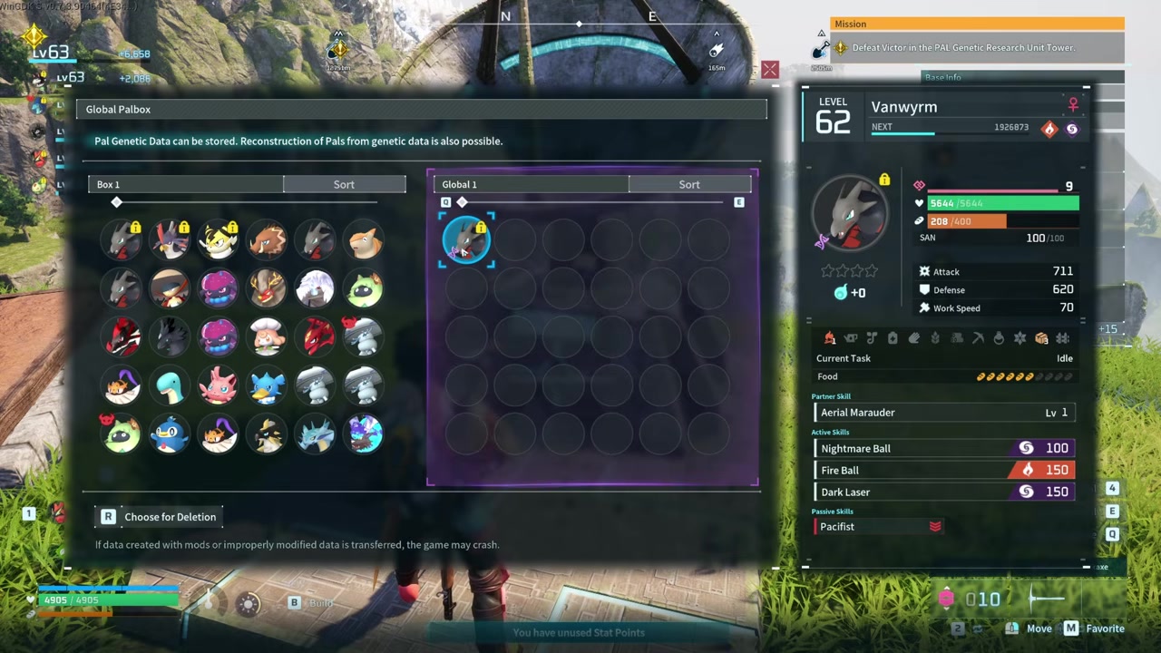 Build a Global Pal Box in the new world