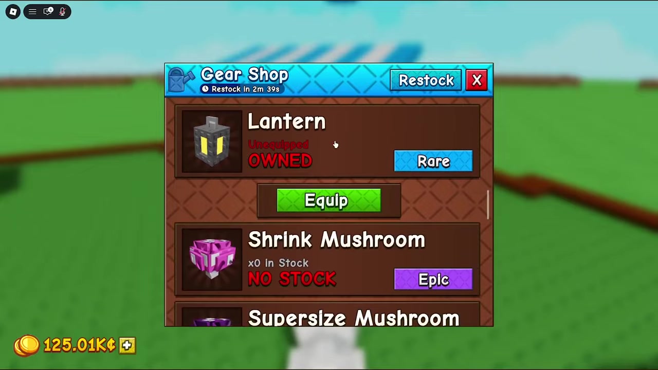 Buy it and equip