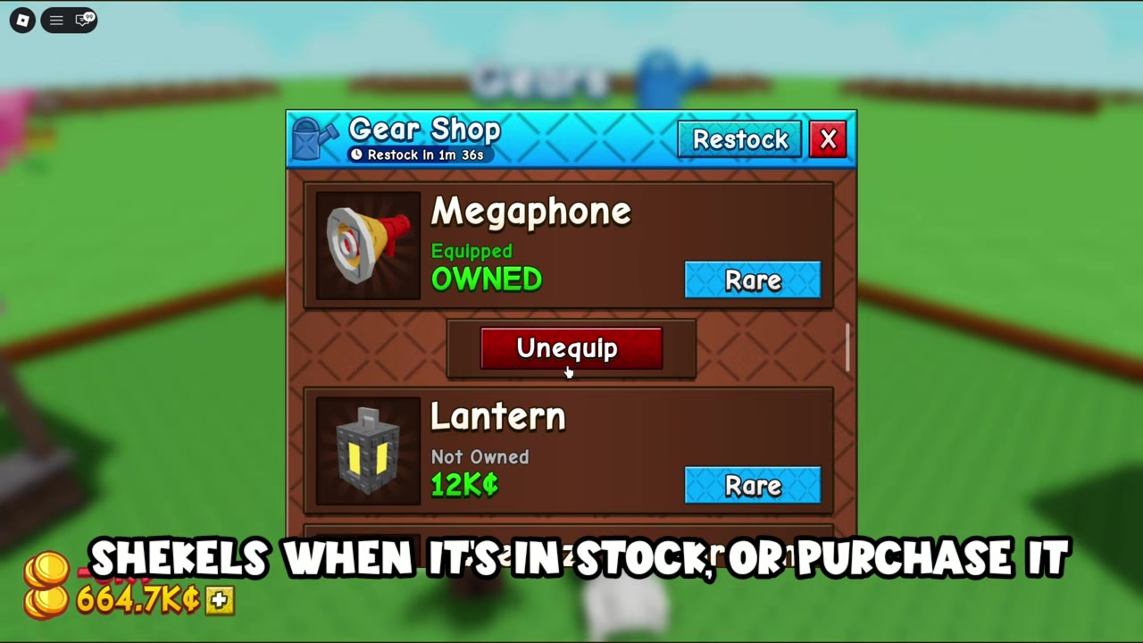 Click the gear icon