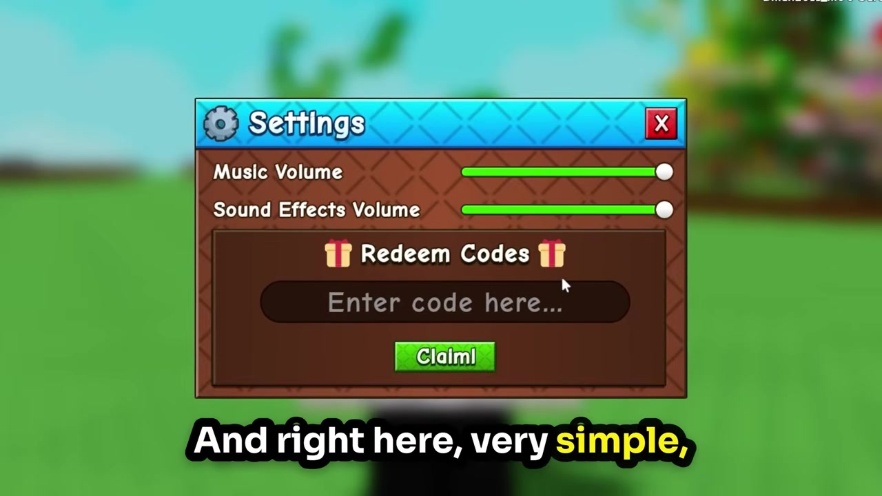 Find the code box