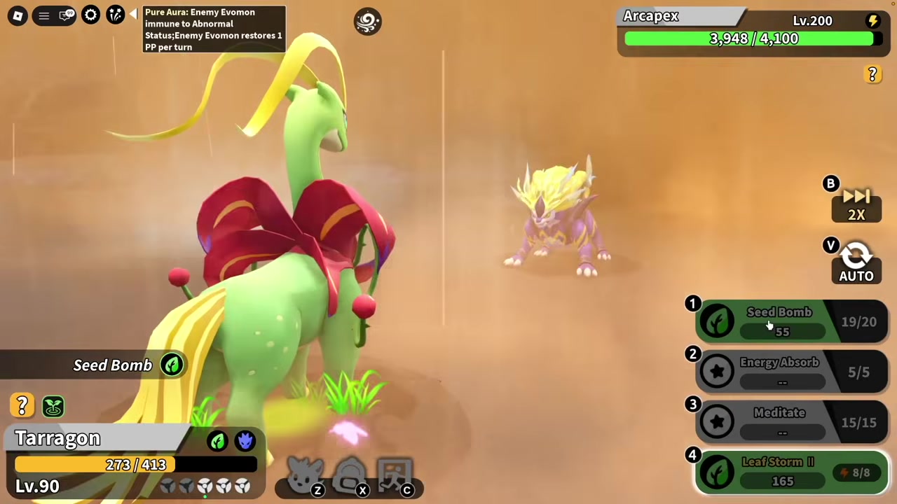 Bring in Terrigon and stack Seed Bomb