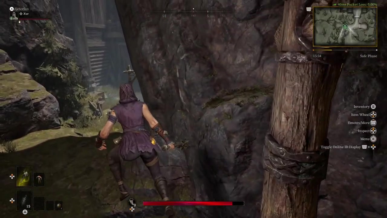 Open your mini-map and find the Return Chime