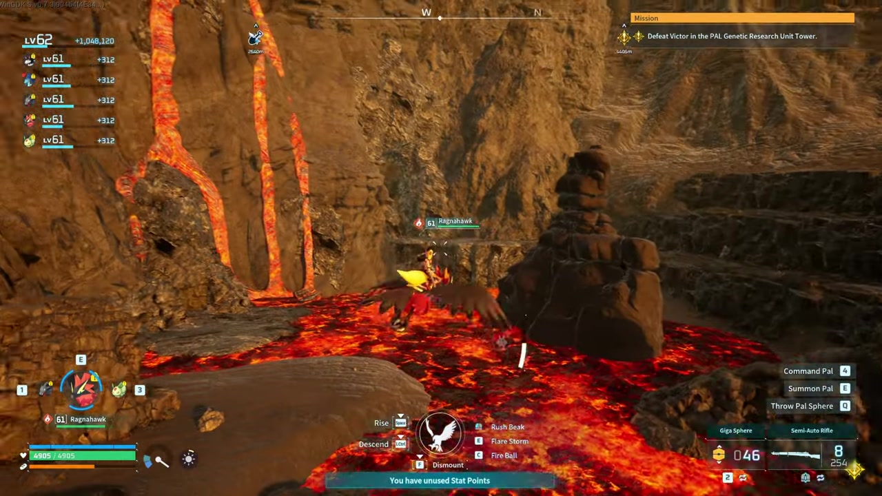 Fly toward the wall to reveal the shaft