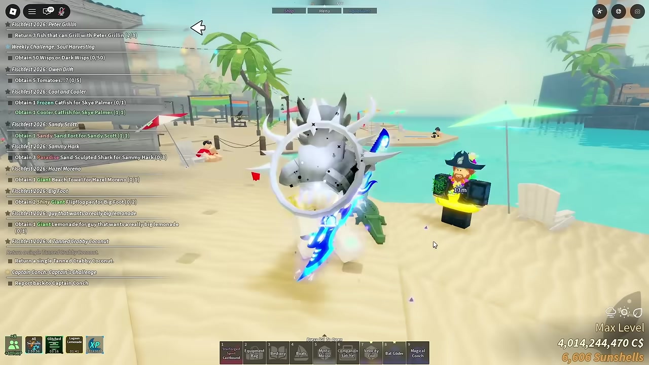 Catch three Sun Slashers