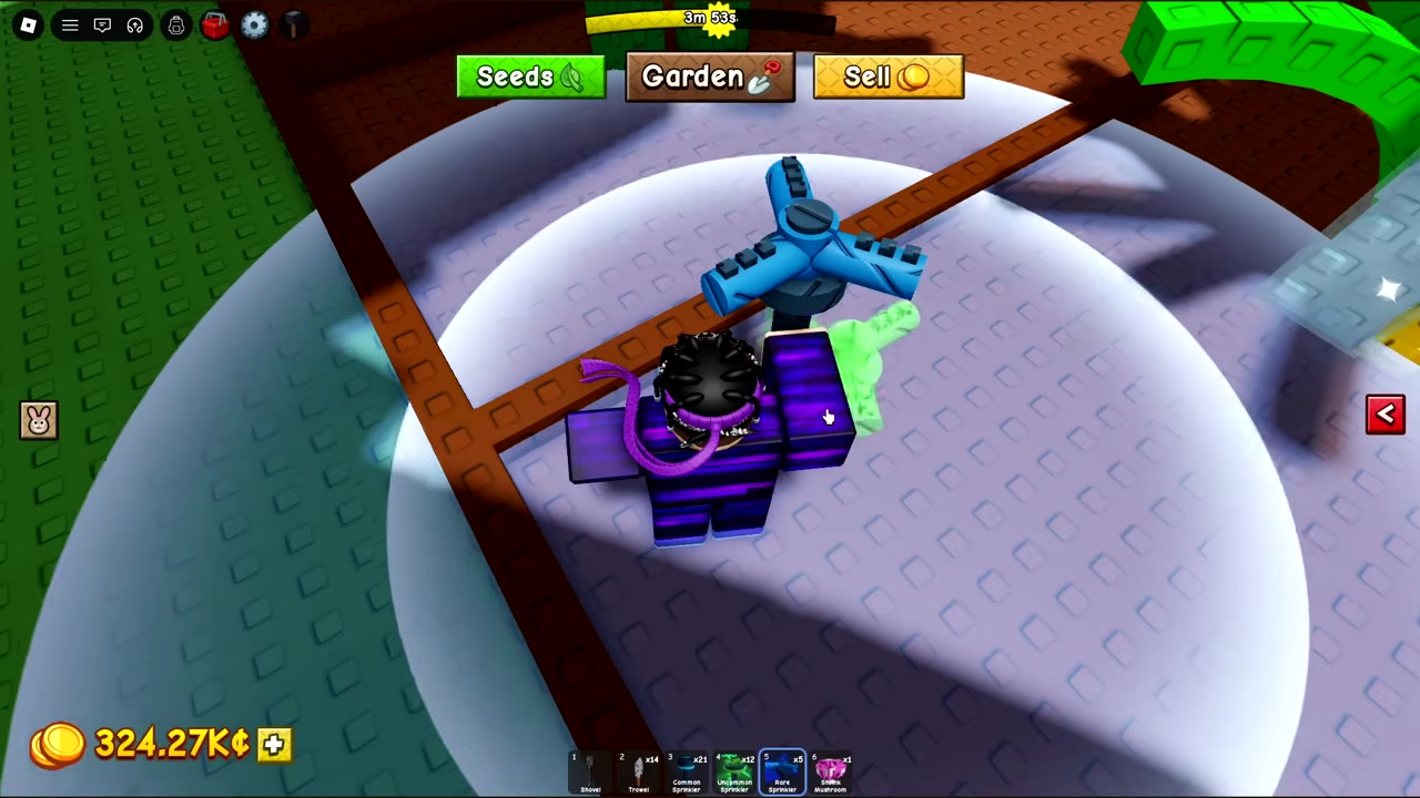 Set up the multiple sprinkler method