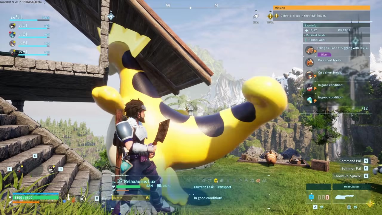 Press C to remove temporary structures
