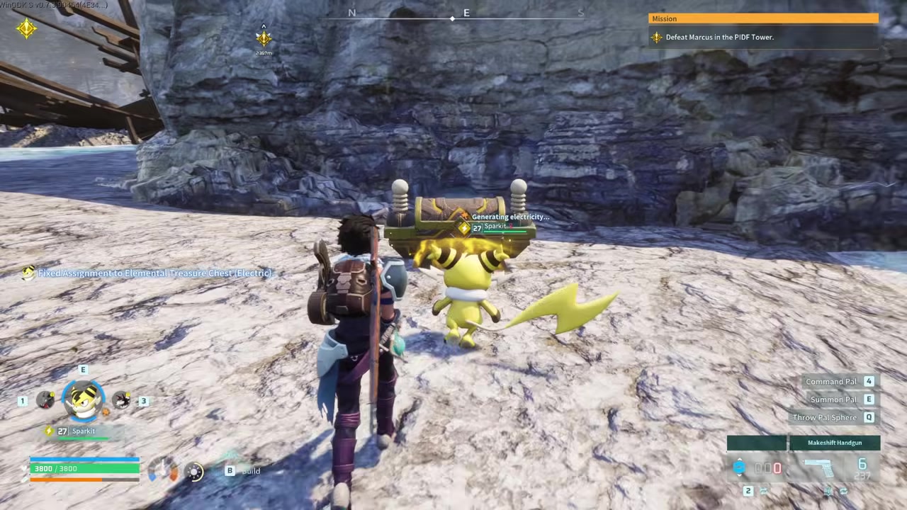 Interact to open the chest